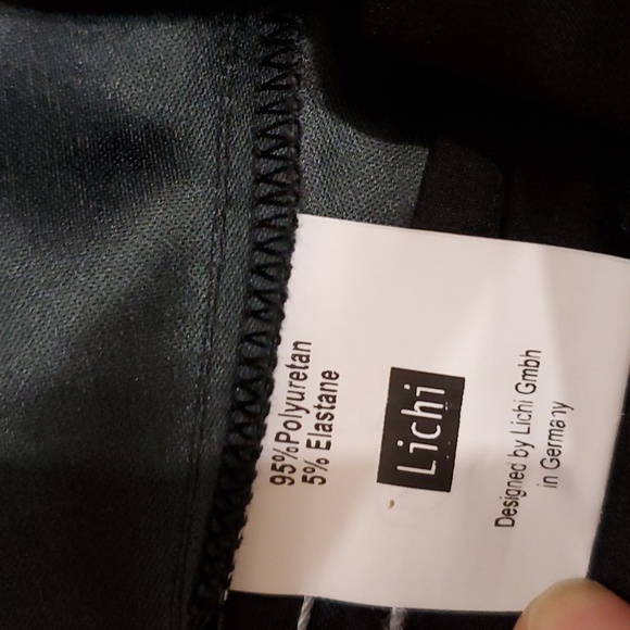 Lichi faux leather shorts. NWOT - Picture 6 of 9